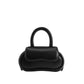 Luxury PU Leather Knitted Tote And Purse Handbag